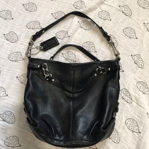 Coach black leather purse *AUTHENTIC*
